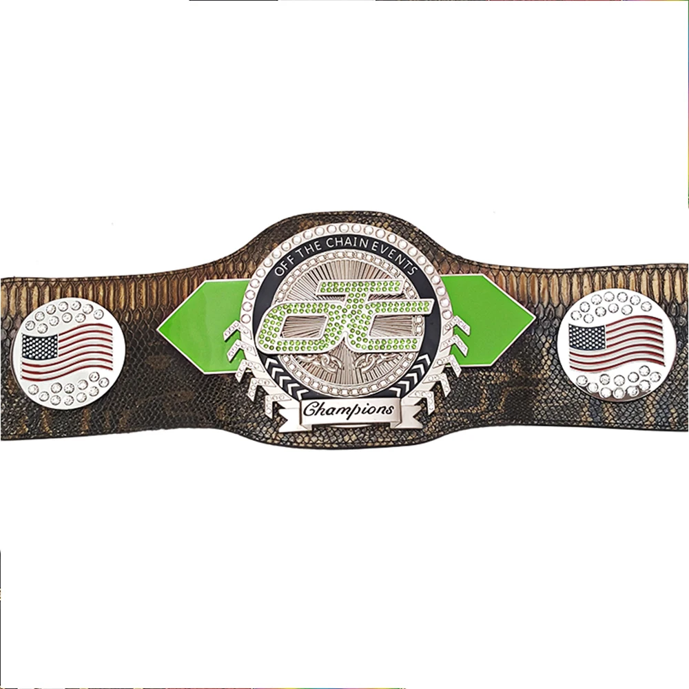 Professional Custom Tournaments Belts Leather Wrestling Boxing Martial Arts Championship Belts 2022