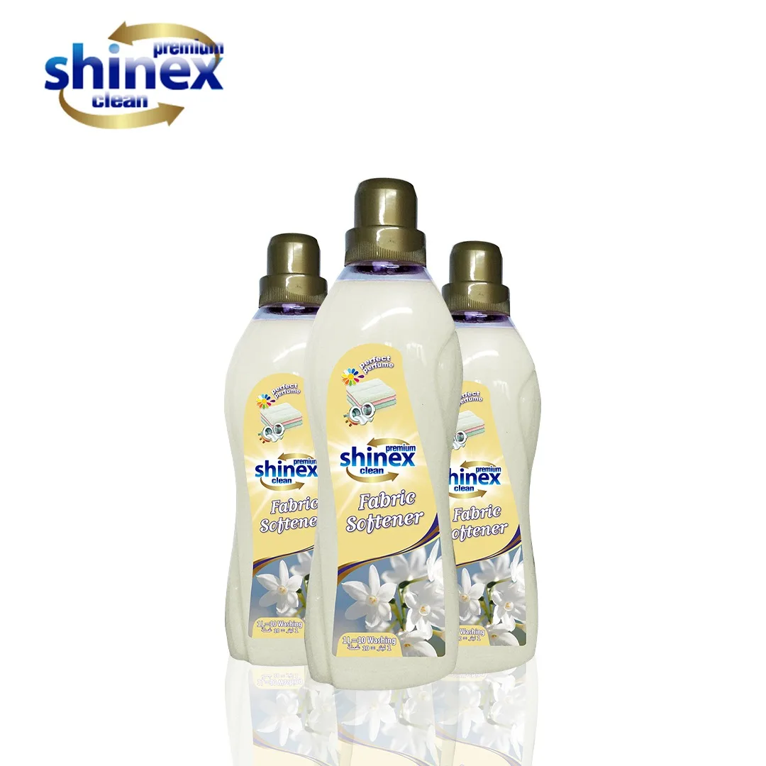 SHINEX Fabric Softener Liquid  Laundry Conditioner Scent Booster 1 lt Lotus Rose Jamsine Long Lasting Perfume  made in Turkey