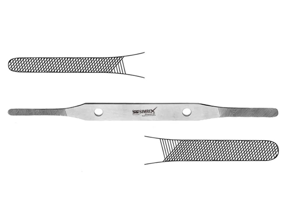 Masing Nasal Rasp, 21cm, Coarse, Plastic Surgery Instruments, Simrix