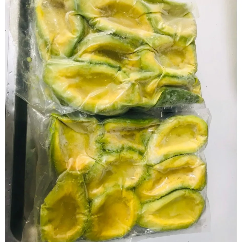 Top Quality Frozen Avocado Fruit HACCP ISO HALAL Certification  -18 Celsus degree booth 034