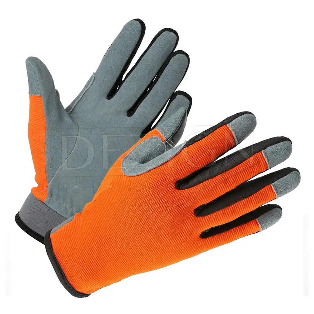 Садовые Перчатки из хлопка и латекса с защитой от обрезания ветвей средней длины