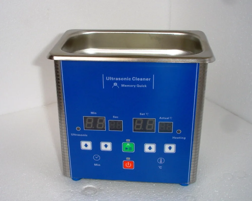Handy size Digital control panel with heating and touch control key quality assured stainless steel 0.7L Ultrasonic Cleaner