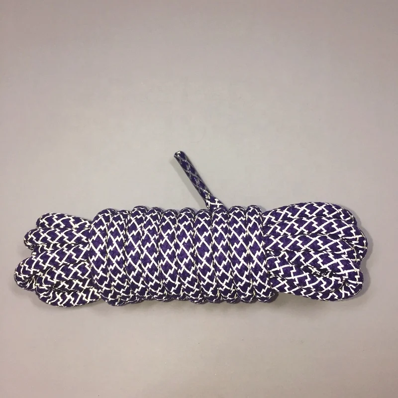 Wholesale boot use online shop sale colorful reflective rope shoelaces