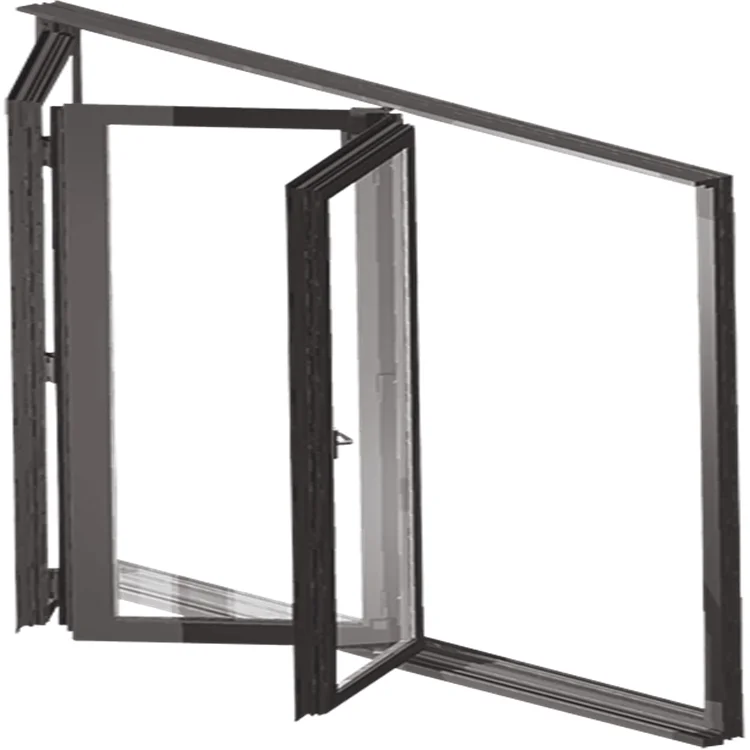 3M High Aluminium  Folding Windows Used Large Glass Stacker