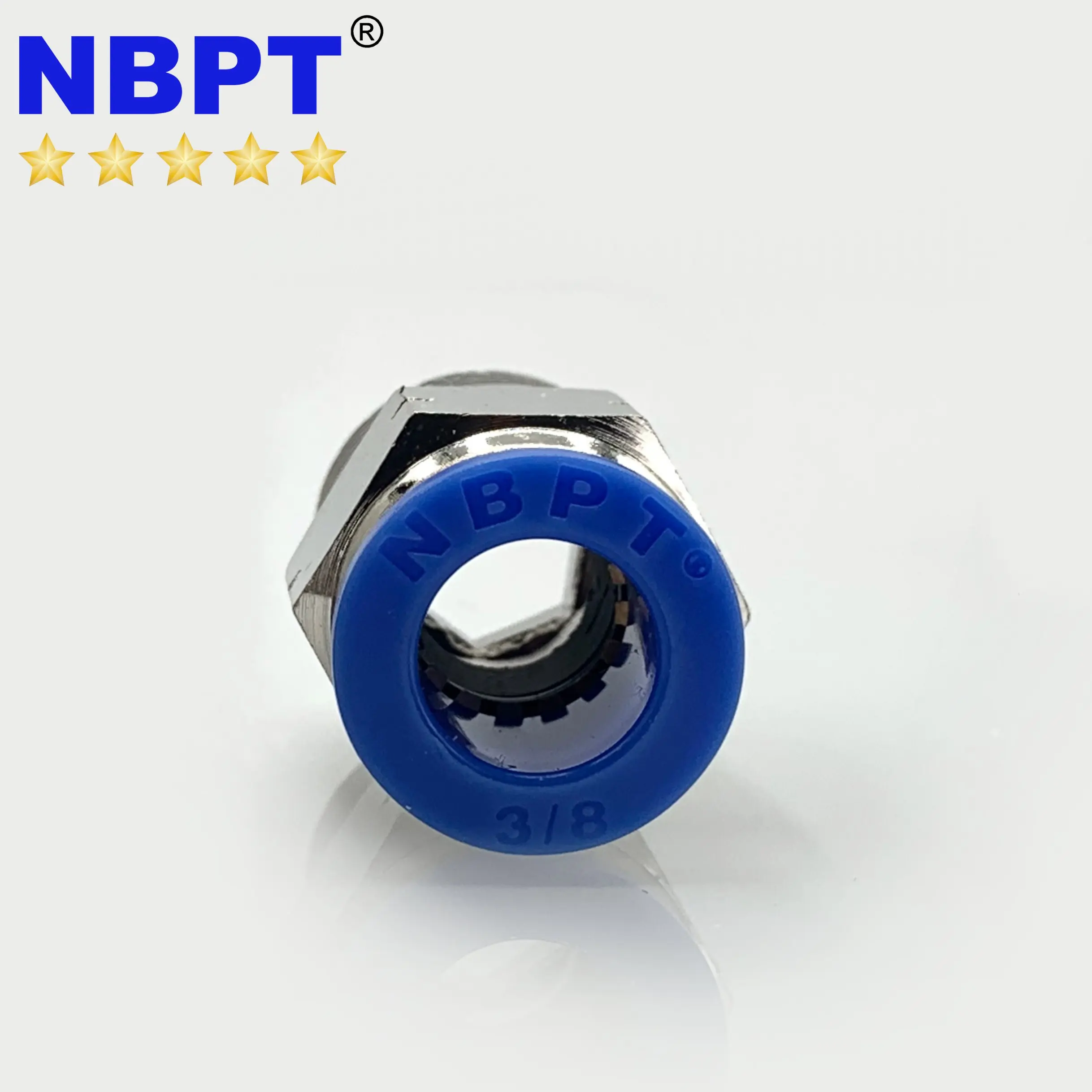 Straight Male Threaded Push To Connect Fittings PC One Touch Pneumatic Connectors by NBPT