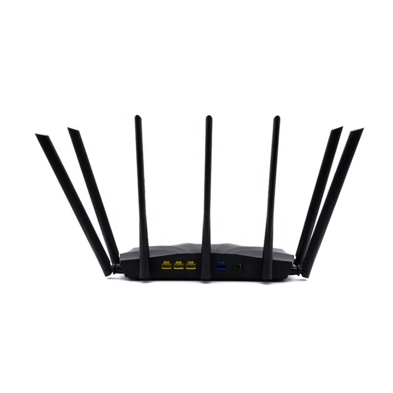  Tenda AC23 AC2100 маршрутизатор Gigabit 2 4G 5 0 ГГц двухдиапазонный 2033 Мбит/с беспроводной Wi-Fi ретранслятор с 7 высоким коэффициентом усиления антенны