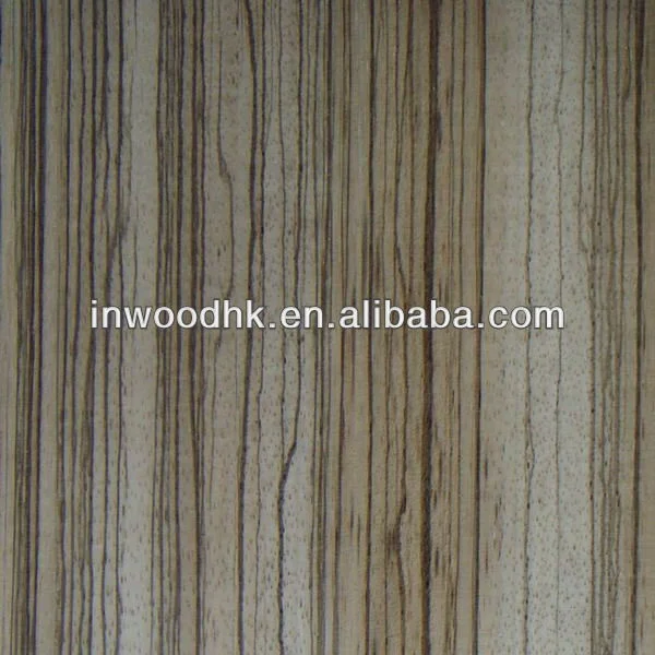 Fancy Zebra Wood Veneer for Wood Panel Board