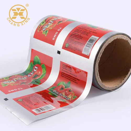 Food grade flexible food laminated film for instant food Ketchup Mayonnaise Sachet Roll film