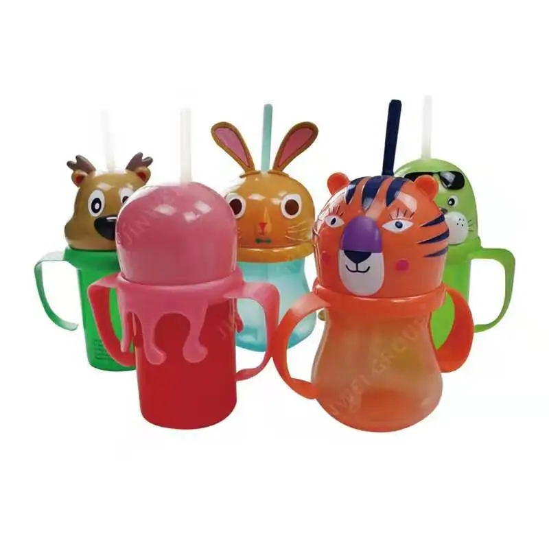 high quality double cup tumbler bottle customized plastic travel coffee mug