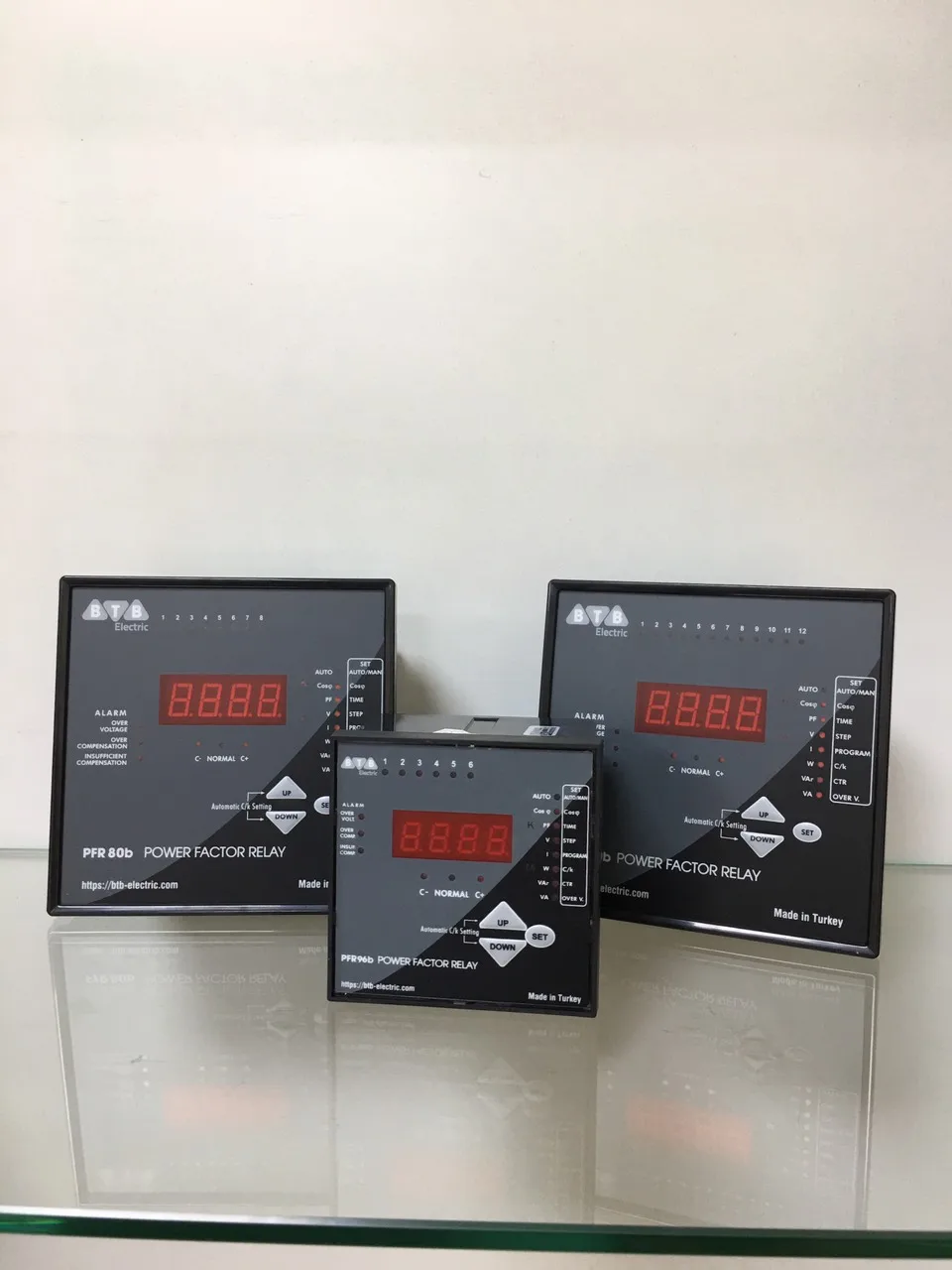 reactive power factor correction controller 8 STEPS VOLTAGE 380-415V NEW STYLE 2021 MADE IN TURKEY