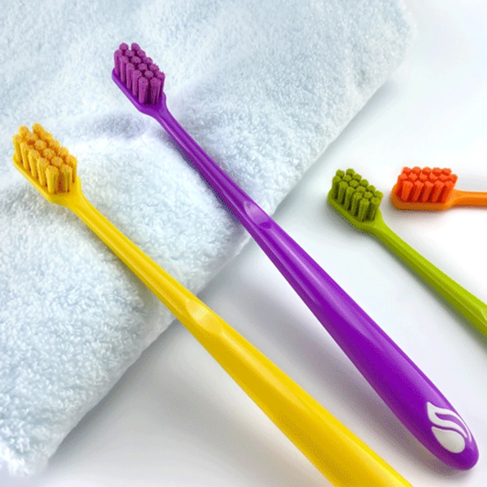 Зубная щетка из 1000 волокна качественная хорошо обработанная зубная для многократного использования