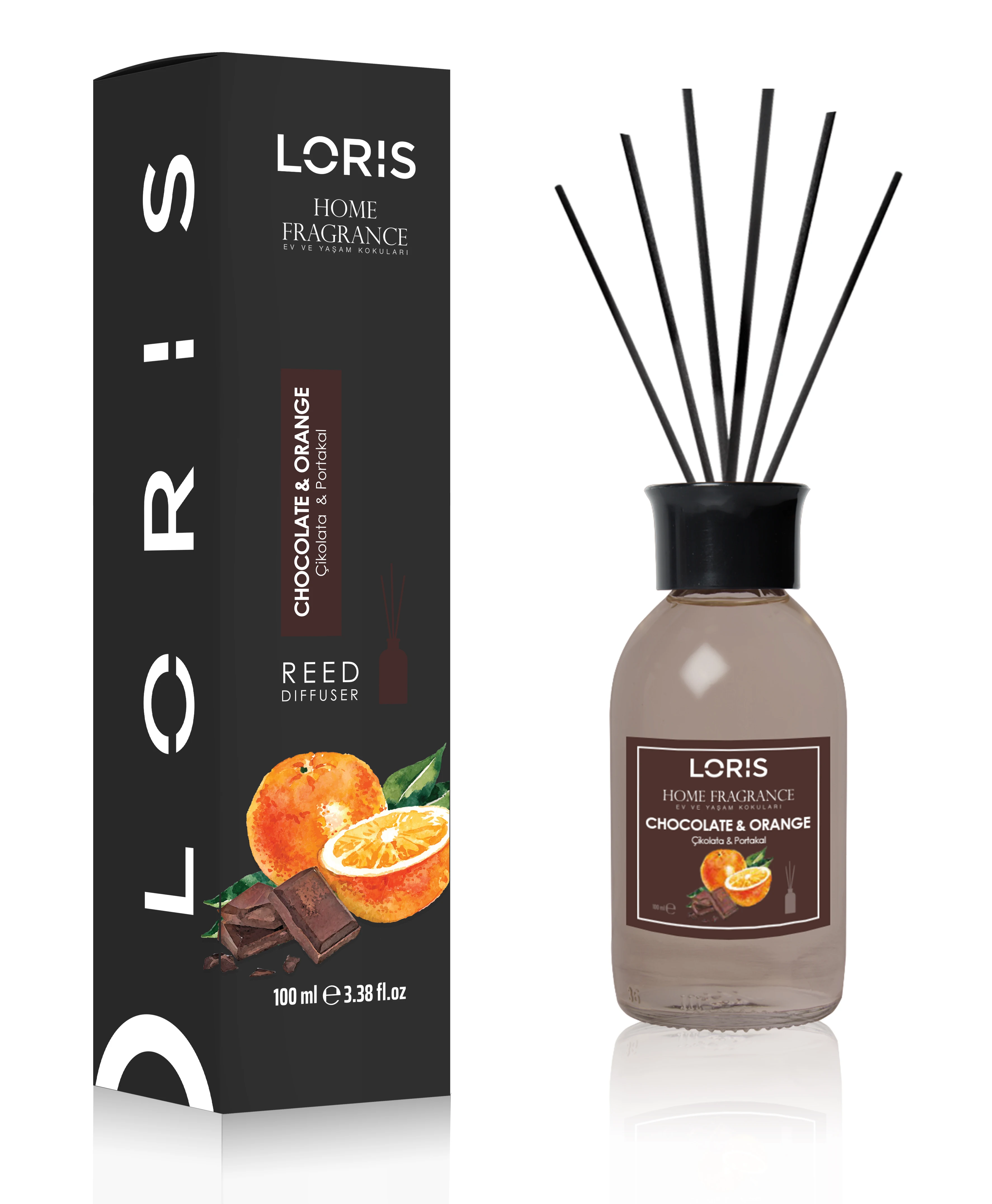 Освежитель воздуха с пружинным аромадиффузором LORIS 100 мл