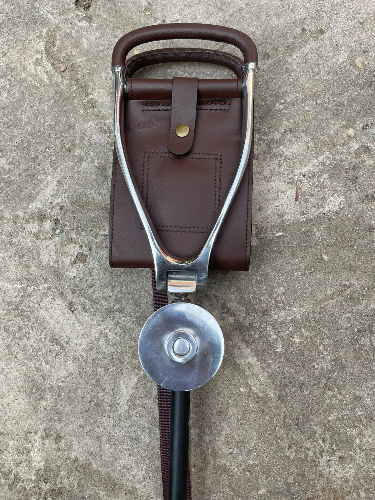 Big Size Quality Shooting Seat Stick For Gulf Walker Hunter Fishing with Leather