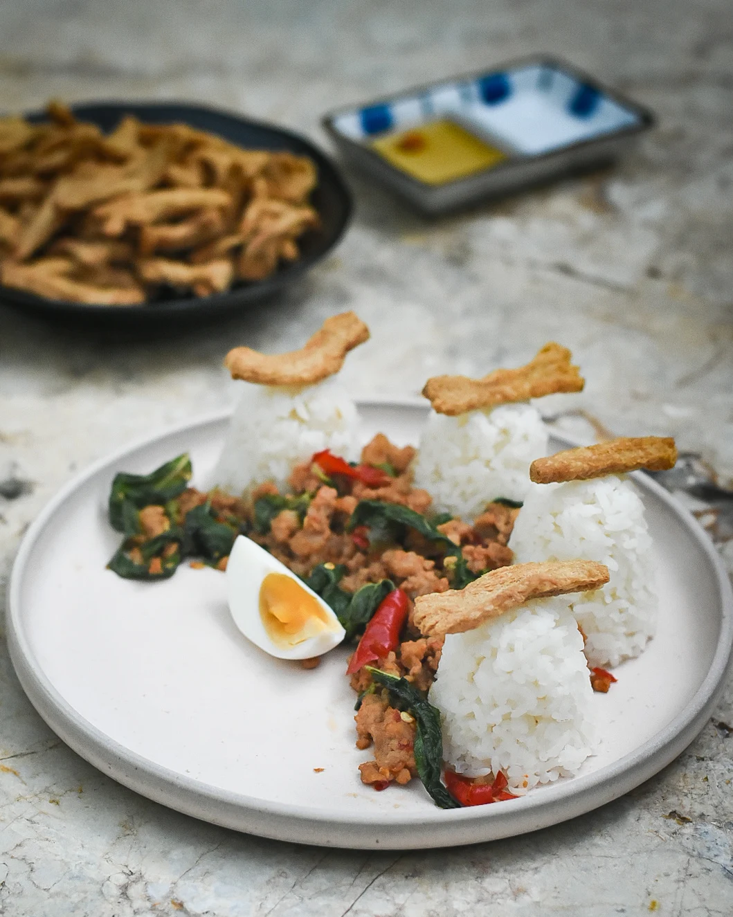 Thai Soy Protein Crisps Tomyum Flavor LIL SHEEP Vegan Snack High Quality Healthy Vegetable Snacks