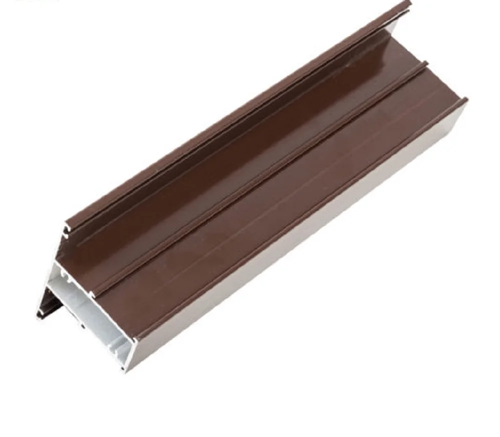 Nepali 78 90 100 brown good quality aluminum profiles for sliding use from zhonghao company at good price