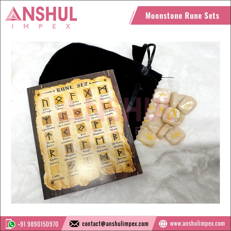 Оптовая продажа набор резных натуральных фиолетовых аметистов рун небольшого размера