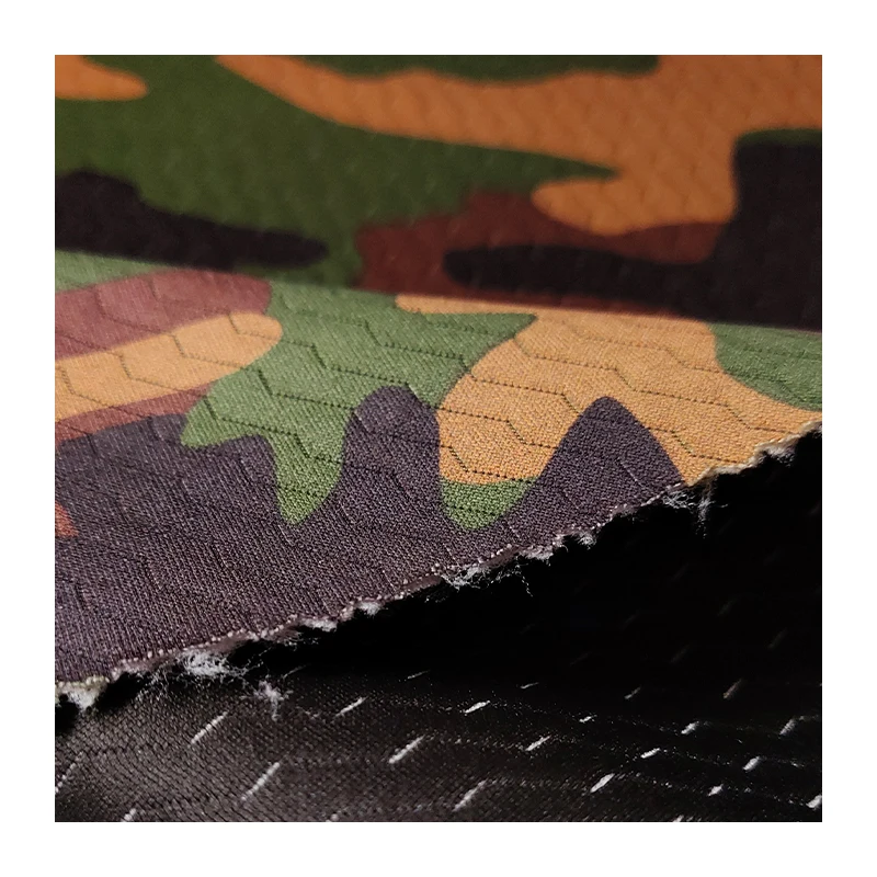  70% полиэстер 30% CD поли камуфляжная печатная ткань 260 г/м2 волнистый стиль bedruckter Stoffe