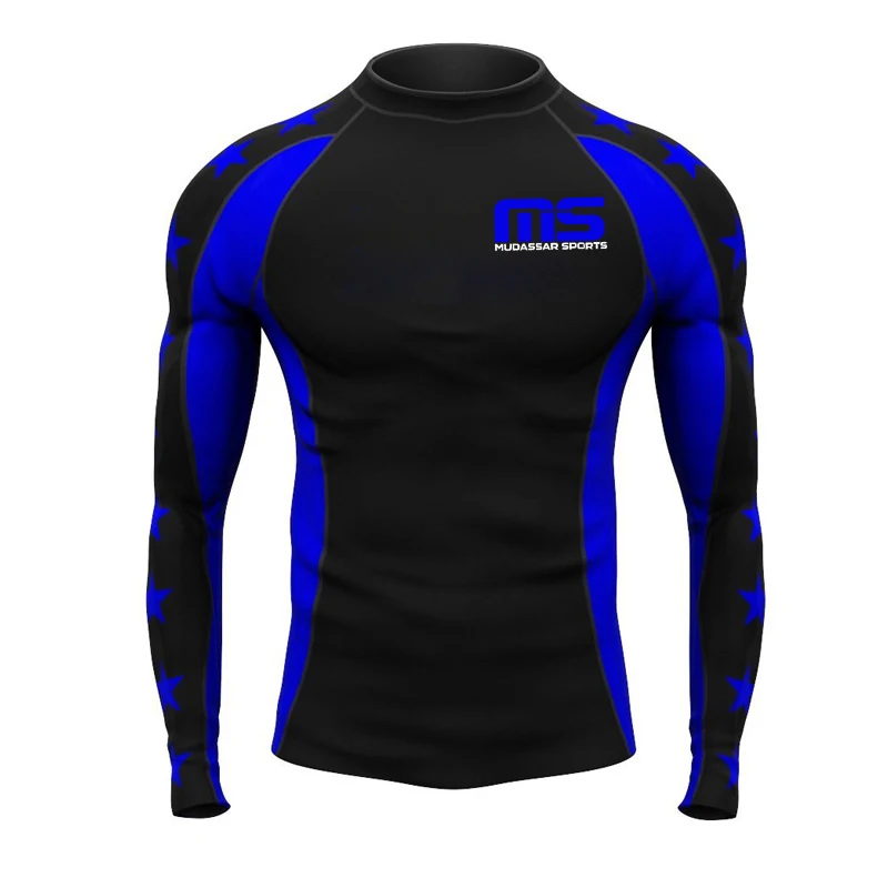 Top Quality Rash Guard Compression Rashguard Custom Sublimated BJJ Fight Wear Rash Guard for Men
