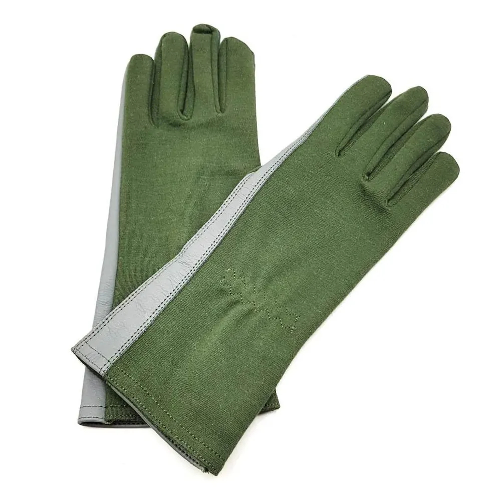 Comfortable breath-ability Aviator Fire Resistant Flight Gloves Full Finger Pilot flight gloves