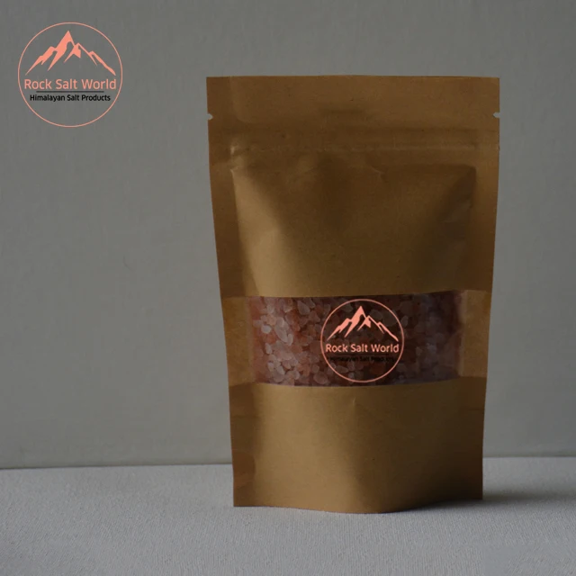 Натуральная темно-розовая пищевая соль Гималайская Органическая мелкая с лучшей молнией и емкостью для соли