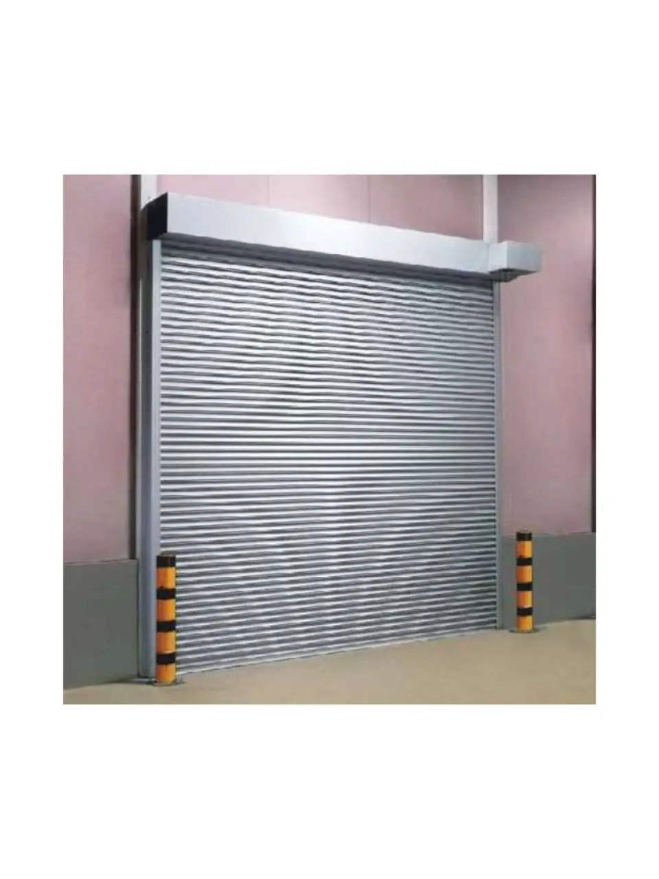 Industrial Exterior & Interior Galvanized Steel Fire Safety Fire Rated Roller Shutter Fire Rolling up Rolling Shutter