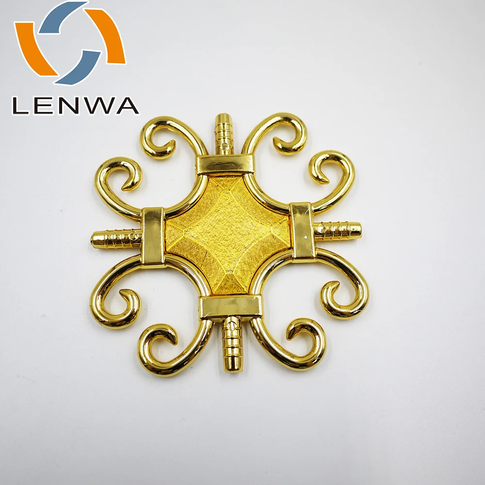 LENWA Алюминиевый Бар овальные декоративные стеклянные вставки для дверей и