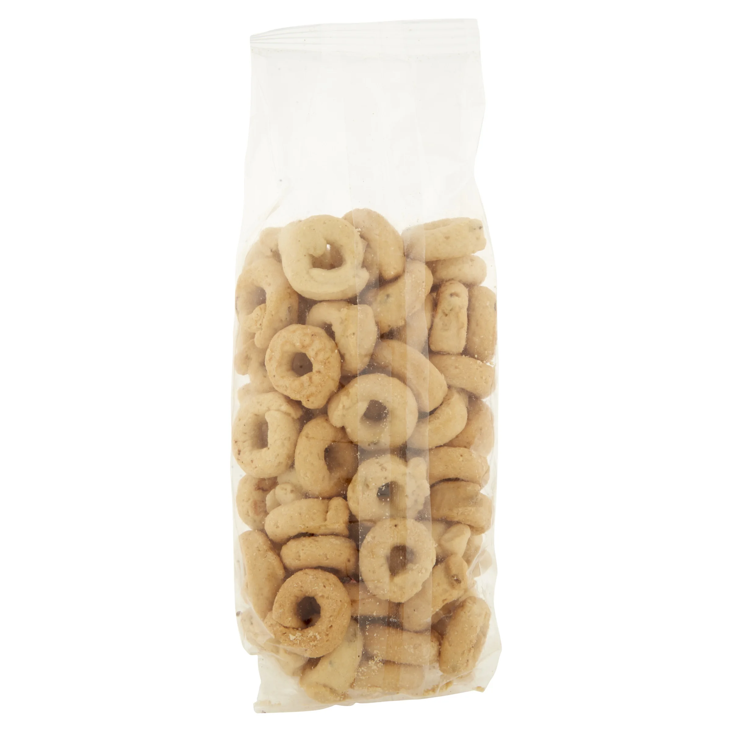 ITALIAN TARALLI WITH NO ADDED SALT - HIGH FIBER AND LOW GLYCEMIC INDEX, HEALTHY GRAIN SNACKS WITH BENEFITS