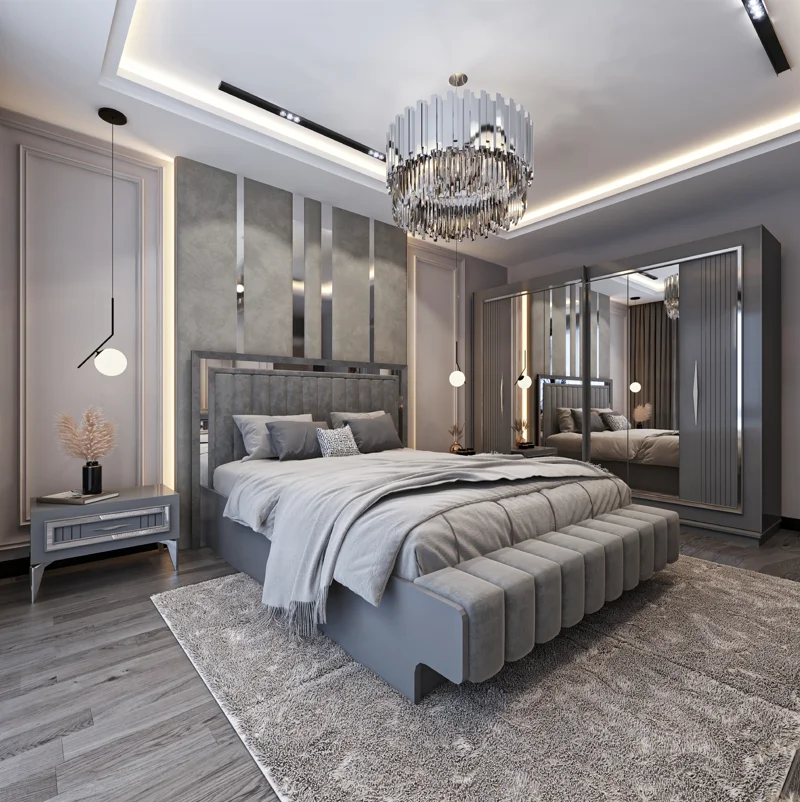 Hotel Suites Bedroom Sets Custom Furniture Luxury Star  Customized Wood Style Packing Modern Sales