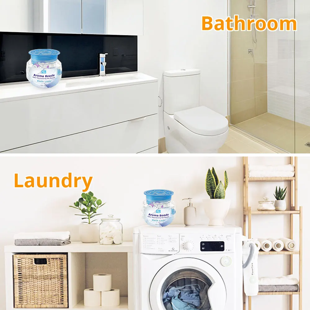 Custom Odor Eliminator Gel Beads Aroma Beads in Bathroom Cars