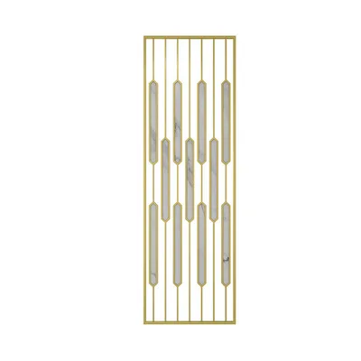 
High Quality Stainless Steel Gold Room Screen Custom Shape Gold Metal Divider Room 