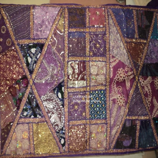 ethnic indian patchwork wall hangings