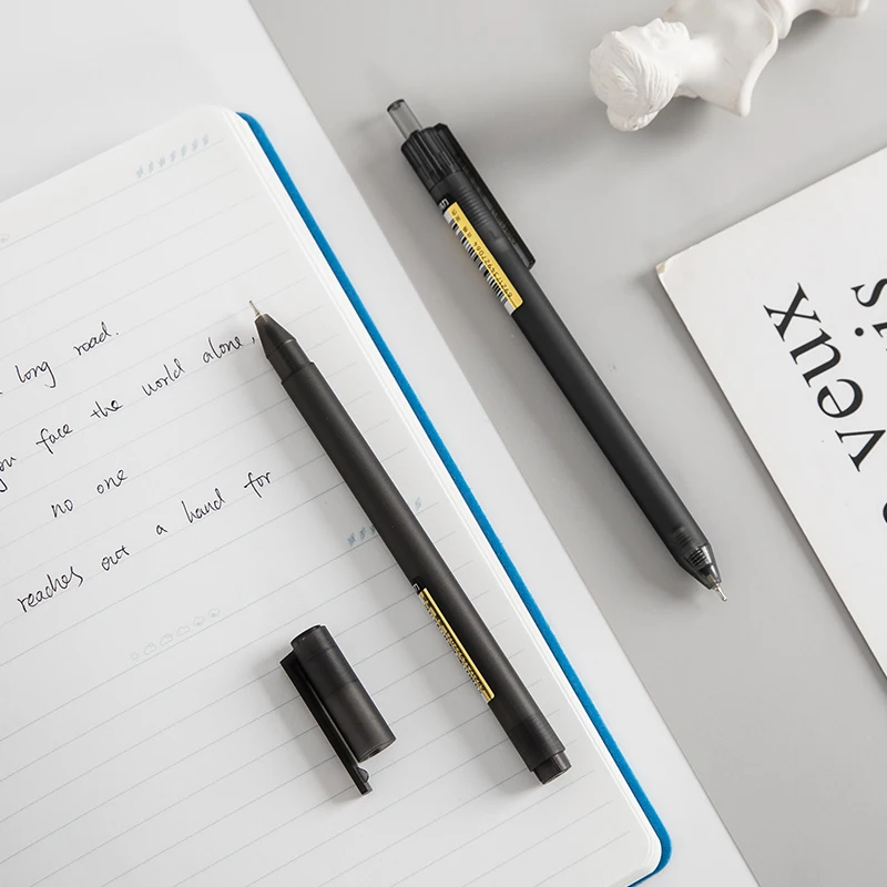 
Premium Fine Point Refillable & Retractable Rolling Ball Black Ink Gel Pens 