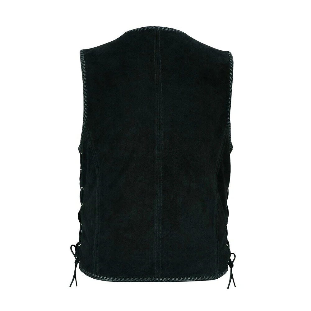 100% Genuine Leather For Women and Men Biker Leather Vest Men Fashion Style Leather Vest