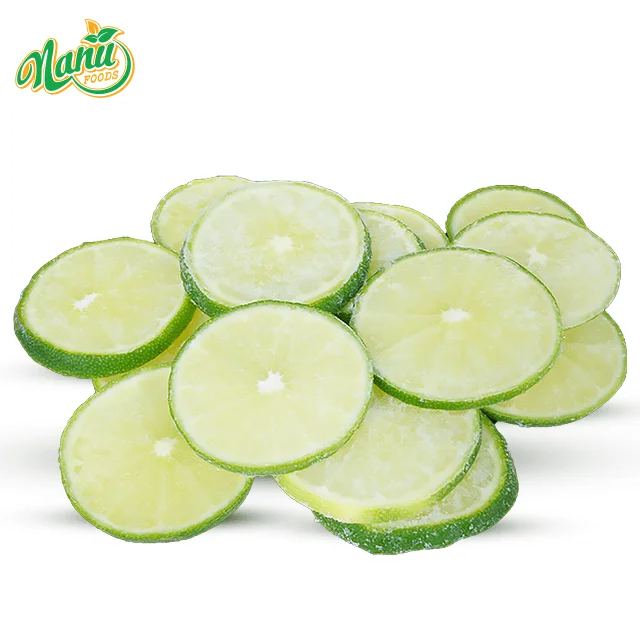 Frozen fruit    IQF seedless Lime slice