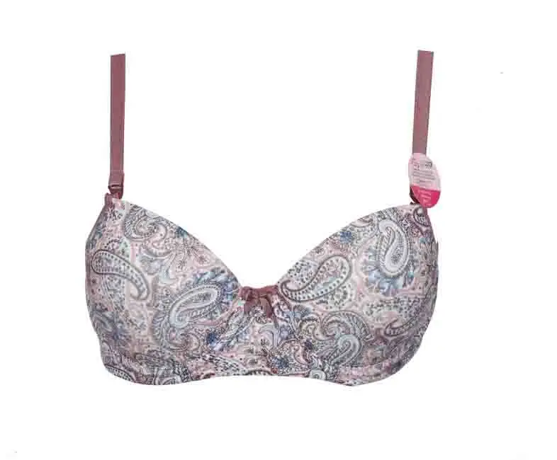 Direct Factory High Quality Custom Design Seamless Wireless Push Up Lingerie Sexy Printed Bra For Ladies From Bangladesh