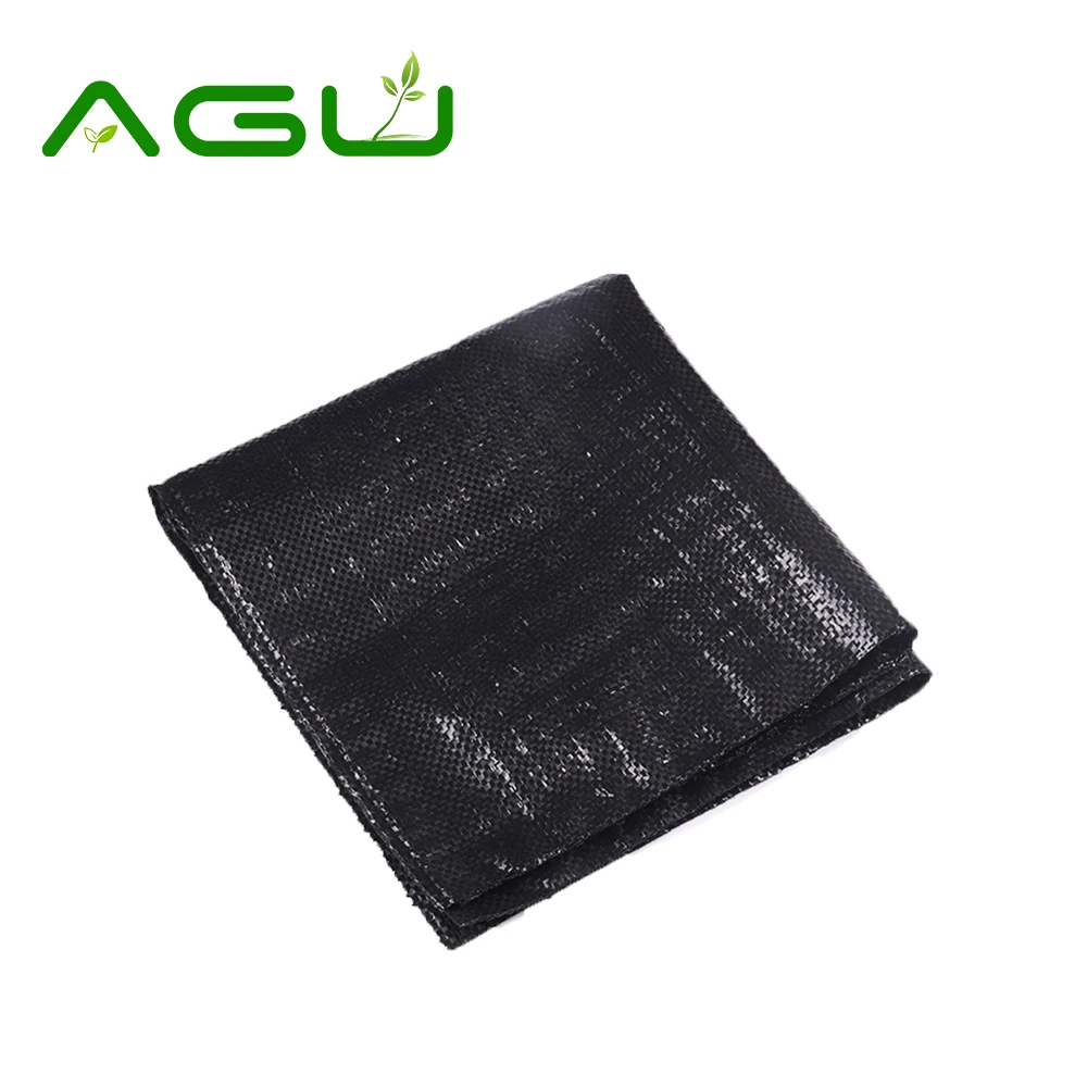 95gsm black PP woven plastic weed mat for agriculture ground protection weed mat