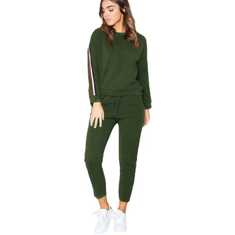 Custom Design Womens Reflective Nylon Ladies Tracksuit