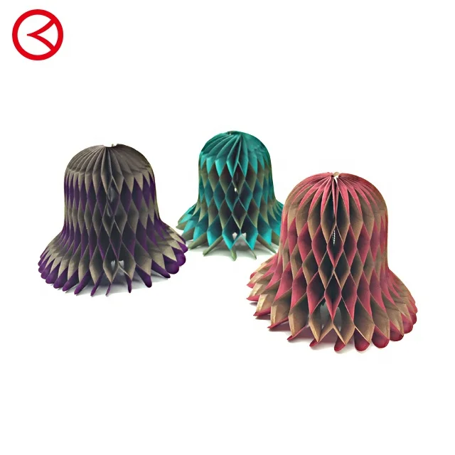 Christmas tree hanging decoration, honeycomb ornament decoration