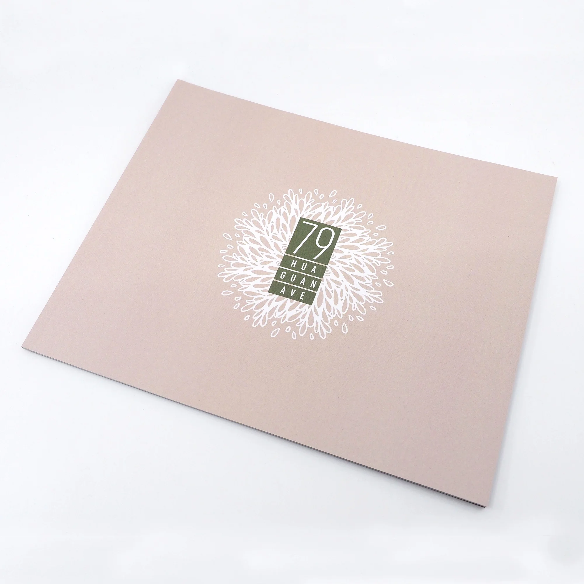 Тиснение цифровой печати многоцветный идеальный связывающий журнал портфель брошюра