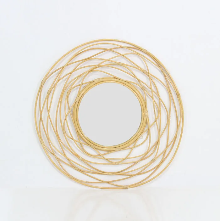 Sunheat Wall Mirror Natural Rattan