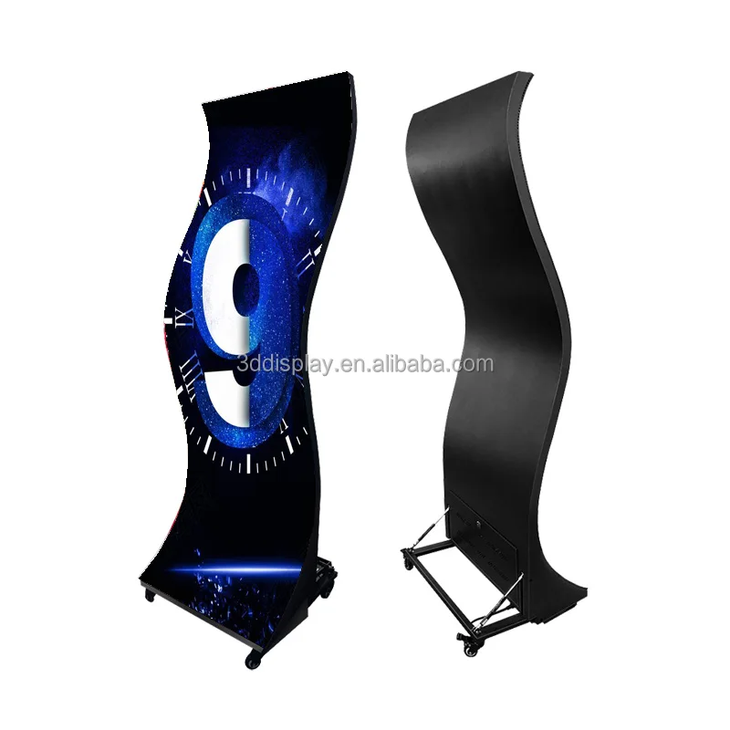 Indoor 4g/wifi/usb/internet Control phone Shape Player High Brightness Mobile P2.5 P2 P3 Led Display Poster Led Display Price