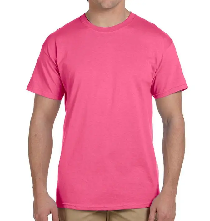 Pink color wholesale men summer fashion t shirt mens hip hop tees
