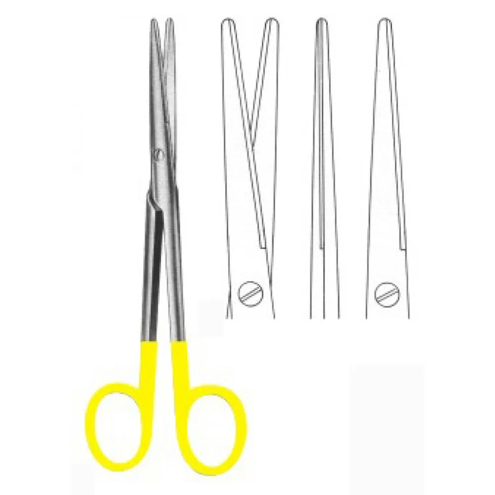 
Scissors With Tungsten Carbide Inserts Mayo Lexer Straight 16Cm 