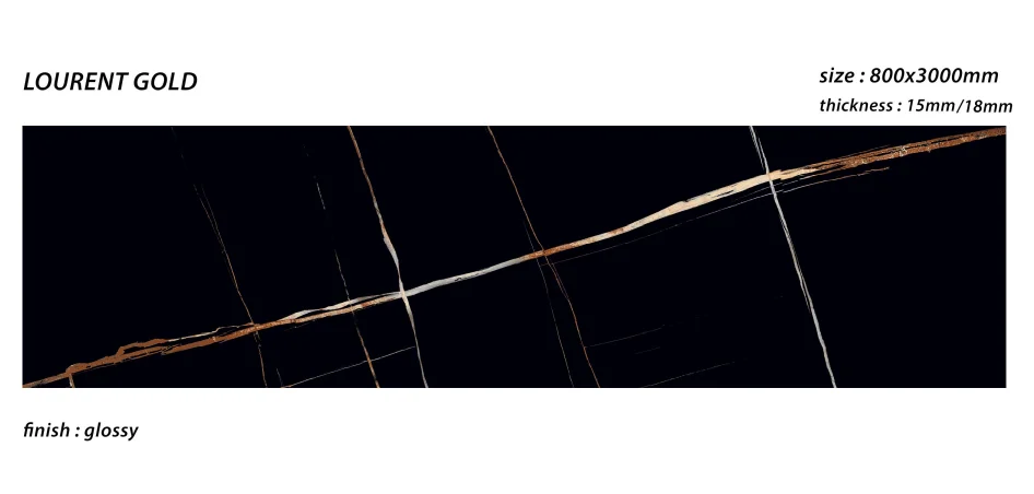 Black Fusion Big Slab Sintered Stone 1200X2400CM Porcelain Slabs Exclusive feel as Marble Premium Material