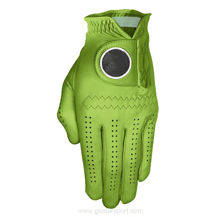 high quality factory made customized design lowest rate golf gloves