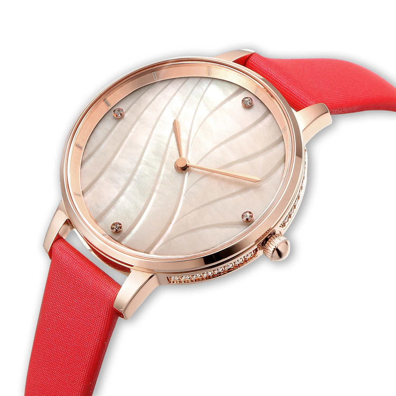 Частная марка Orologio Donna часы на заказ с камнем циферблат Reloj De Mujer Часы из нержавеющей стали роскошные для