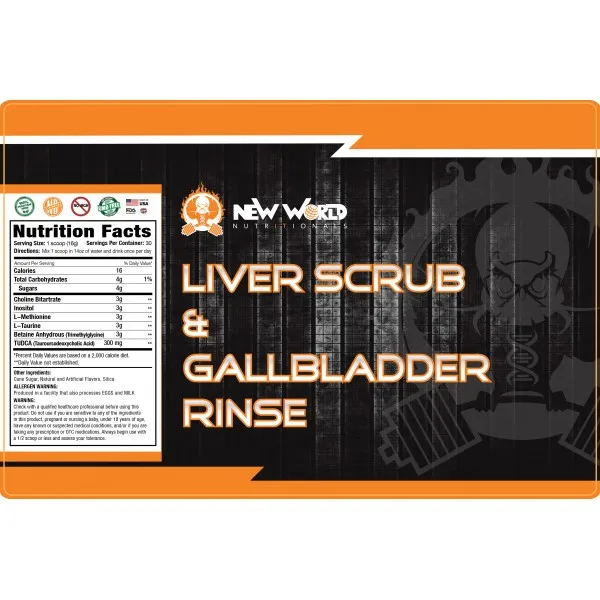 
Custom formulation comparable to Liver Scrub & Gallbladder Rinse 
