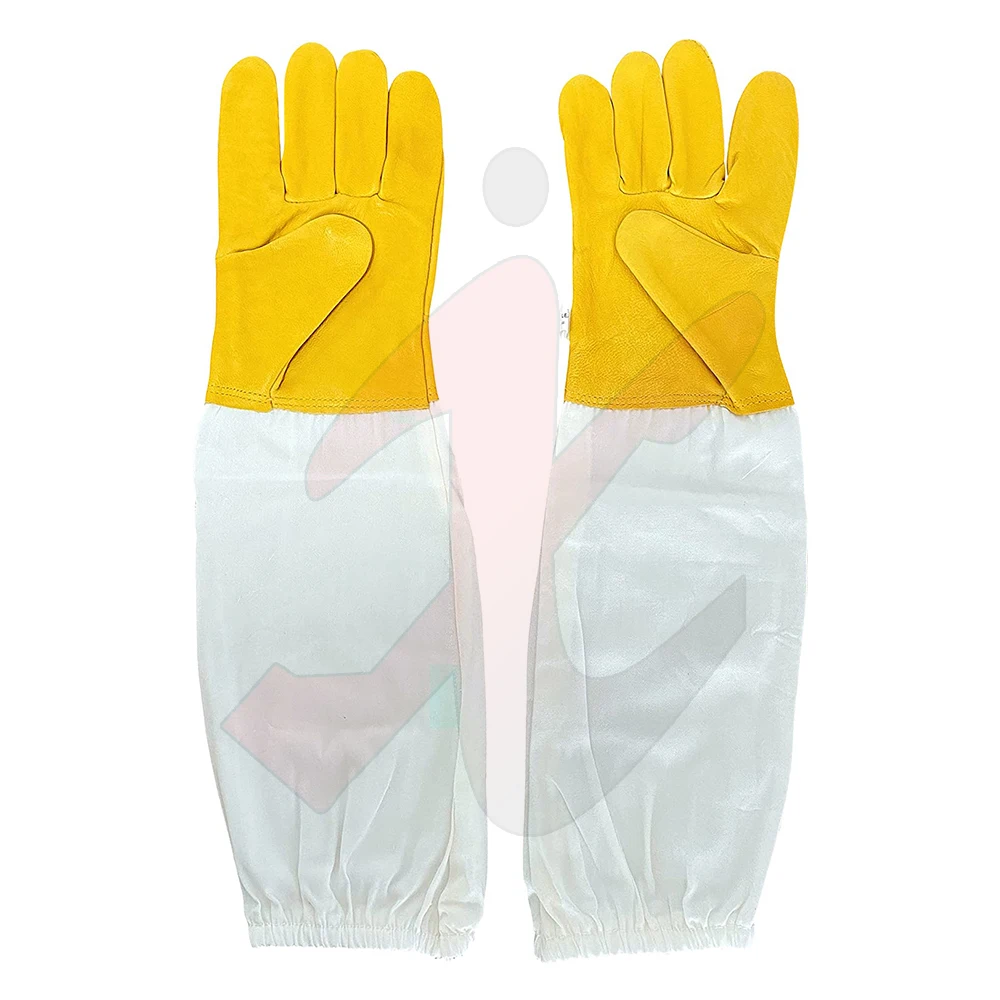 sheepskin beekeeping safety Long Sleeve Work GLOVES Bee Keeping Equipment for beekeeper 2 buyers