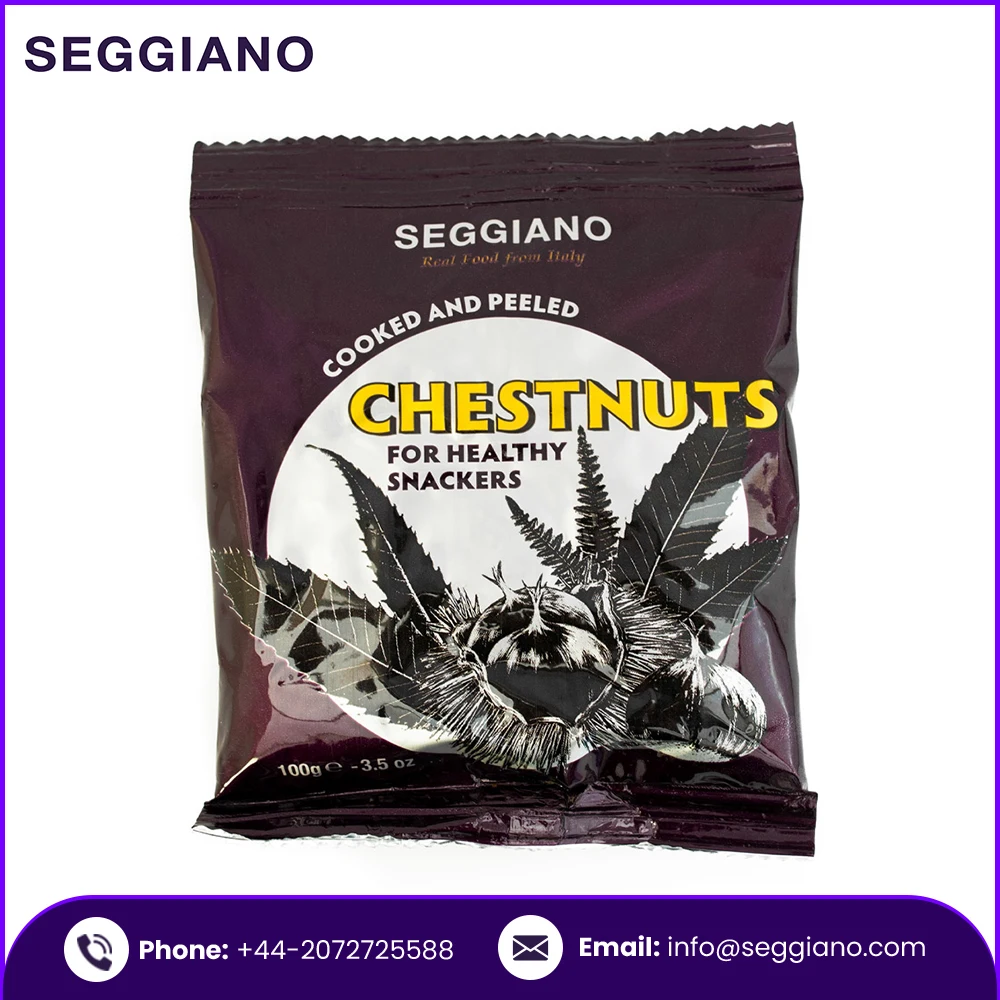 Factory Price Best Quality Cheap Seggiano Ready To Eat Chestnuts 100g