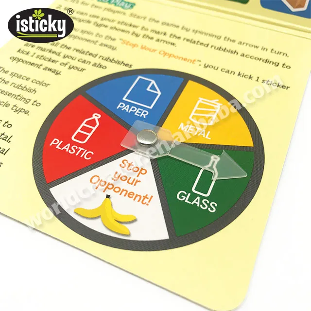 
Educational Board Game Recycle Bingo Travel Games 